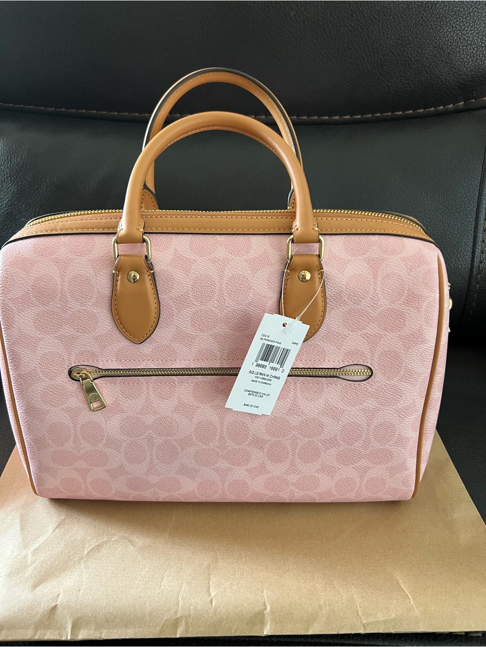 Coach large Rowan powder pink - Picture 2 of 6